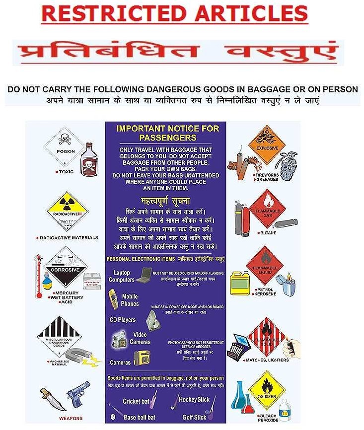 Dangerous Goods & Restricted Items